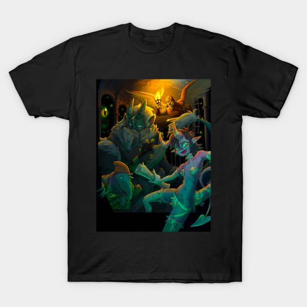 Dungeon Explorers T-Shirt by NathanBenich